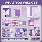 Scrapbooking Kit Warm Mail Series Letter from The Moon 155 PCS - Funto